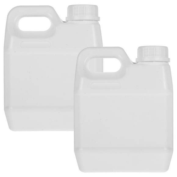 Contenedor de líquidos, botella de almacenamiento de aceite, jarra de agua para Camping, contenedor químico con tapa, 1L, 2 uds.
