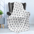thumbnail image 4 of Boat Soft Flannel Fleece Throw Blanket, Rhythmic Motifs of Sailboats Nautical Theme on a Plain Backdrop Marine Lifestyle, Cozy Plush for Indoor and Outdoor Use, 50" x 70", Multicolor, by Ambesonne, 4 of 5