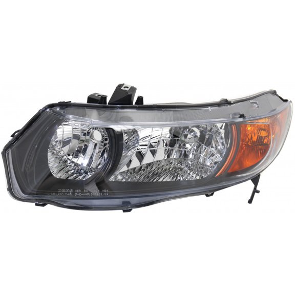 For 2006-2007 Honda Civic Headlight Driver Side Assembly Unit HO2518111 2dr For Coupe | 33151-SVA-A01