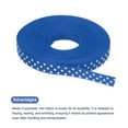 thumbnail image 3 of Uxcell Grosgrain Ribbons with White Dots Ribbon Bow Decoration Crafts Gift Wrapping Wedding Blue 10 Yards 3/8 Inch, 3 of 7