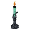 thumbnail image 3 of Simulation Flame Light Small Oil Lamp Candle Light Halloween Party Festival Decor Green, 3 of 8