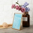 thumbnail image 3 of Brass Retro Glass Metal Desktop Photo Frame Bracket Copper Strip Metal Photo Frame（4*6inch ）, 3 of 5