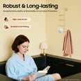 thumbnail image 5 of Peakora 6 Hooks Wall-Mounted Coat Rack Brass Material Rotatable Height Adjustable Coat Hook Rail for Hallways Bedrooms Living Rooms, 5 of 15