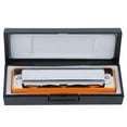 thumbnail image 3 of Blues Harmonica, F Key 10-hole Professional Mouth Organ, Wind Musical Instrument, 3 of 8