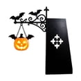 thumbnail image 3 of Ghost Bookshelf Lantern, Vintage Ghost Reading Light with Pumpkin, Metal Decorative Bookcase Light for Halloween Reading Literary Decor(Pumpkin), 3 of 7