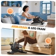 thumbnail image 3 of YOSUDA Under Desk Bike Pedal Exerciser - Magnetic Mini Exercise Bike for Arm/Leg Exercise, Desk Pedal Bike for Home/Office Workout, 3 of 10