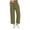 Army Green, variant on Wiyuqeen Cotton Ankle Length Pants for Women Casual Solid Drawstring Linen Pants Soft Elastic High Wasit Trousers with Pockets Comfy Loose Wide Leg Lounge Pants