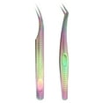 thumbnail image 1 of Eyelash Extension Tweezers Stainless Steel Volume Lash Tweezers Set for Eyelash Extension Professional, 1 of 5