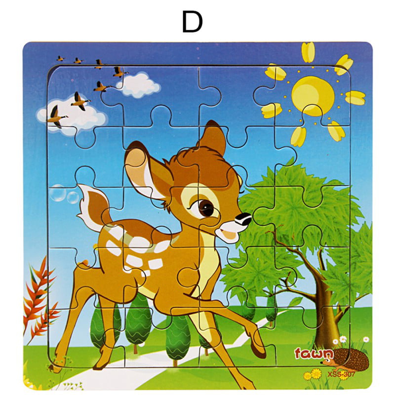 Details about   5 Puzzles 16 Pieces Each Kids Children's Toddler Fun While Learning Patience