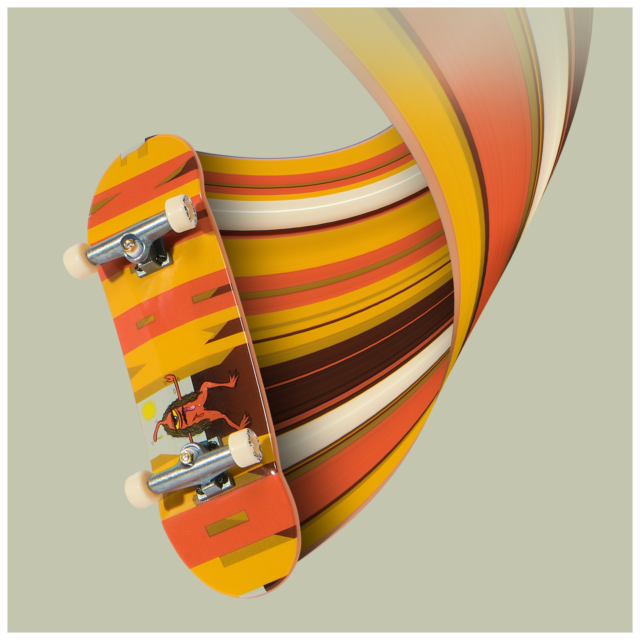 Tech Deck, Ultra DLX Fingerboard 4-Pack, Toy Machine Skateboards