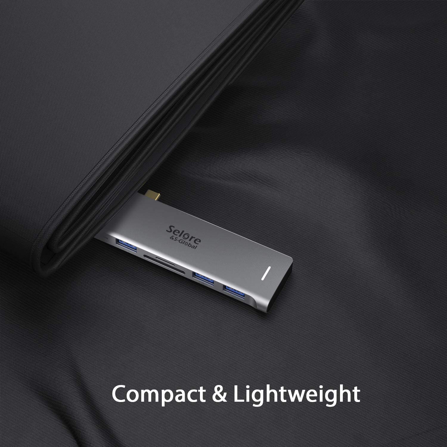 Selore 6-in-1 USB-C Hub for MacBook Pro and Air photo 2