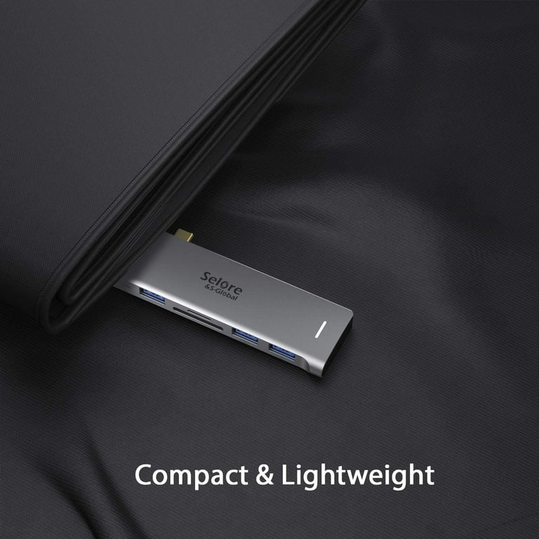 Apple MacBook Pro/Air M1 USB C Adapter, Multiport Hub with 3 Apple MacBook Pro/Air M1 USB C Adapter, Multiport Hub with 3