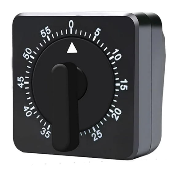 GJX 2026 New 60 Minute Mechanical Kitchen Timer with Loud Alarm，Manual Wind Up Kitchen Cooking Timer No Batteries Required,Simple Kitchen Timers for Seniors Kids,Ideal for Classroom,Home