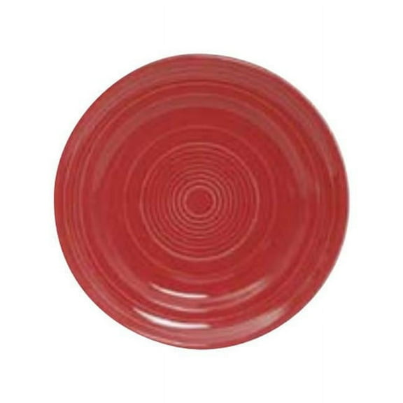 Tuxton Concentrix Cayenne Red 12-Inch Plate, Pack of 6