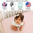 thumbnail image 3 of Sweet Jojo Designs Vintage Floral Pink Girl 100% Cotton Muslin Fitted Crib Sheets Set 2 Piece, 3 of 6