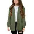 thumbnail image 1 of Sherrylily Girls Cable Knit Cardigans Button Down Long Sleeve Chunky Sweater Outerwear, 1 of 4