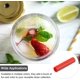 thumbnail image 2 of 10pcs Silicone Straw Tips, Metal Straw Covers, Soft Reusable Straws Tips Fit for 6mm/0.24" OD Stainless Steel Straws, Red, 2 of 5