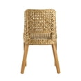 thumbnail image 2 of A&B Home Magy Side Chair with Woven Rattan Detail - Natural Finish, 2 of 6