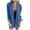 Blue, variant on ShiShine Women's Classic Jacket Shacket Button Up Shirts Fall Fashion Lightweight Loose Coats with Pockets