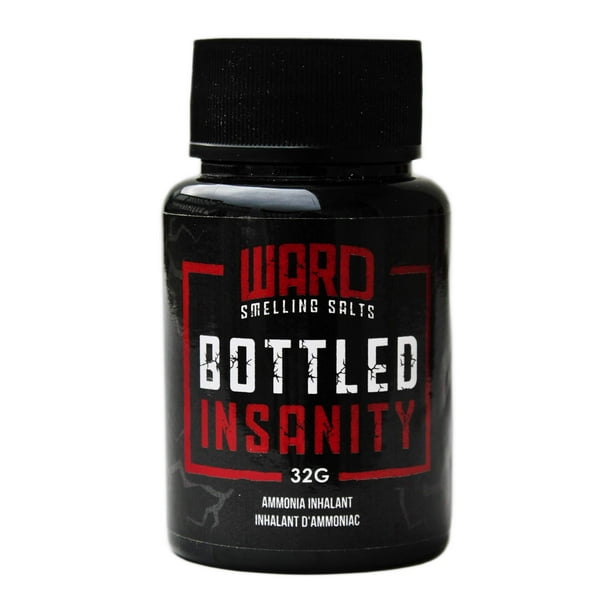 Ward Smelling Salts Bottled Insanity Insanely Strong Ammonia Inhalant Smelling Salt For Powerlifting Hockey Football Weight Lifting And More Insane Smelling Salt Walmart Com Walmart Com