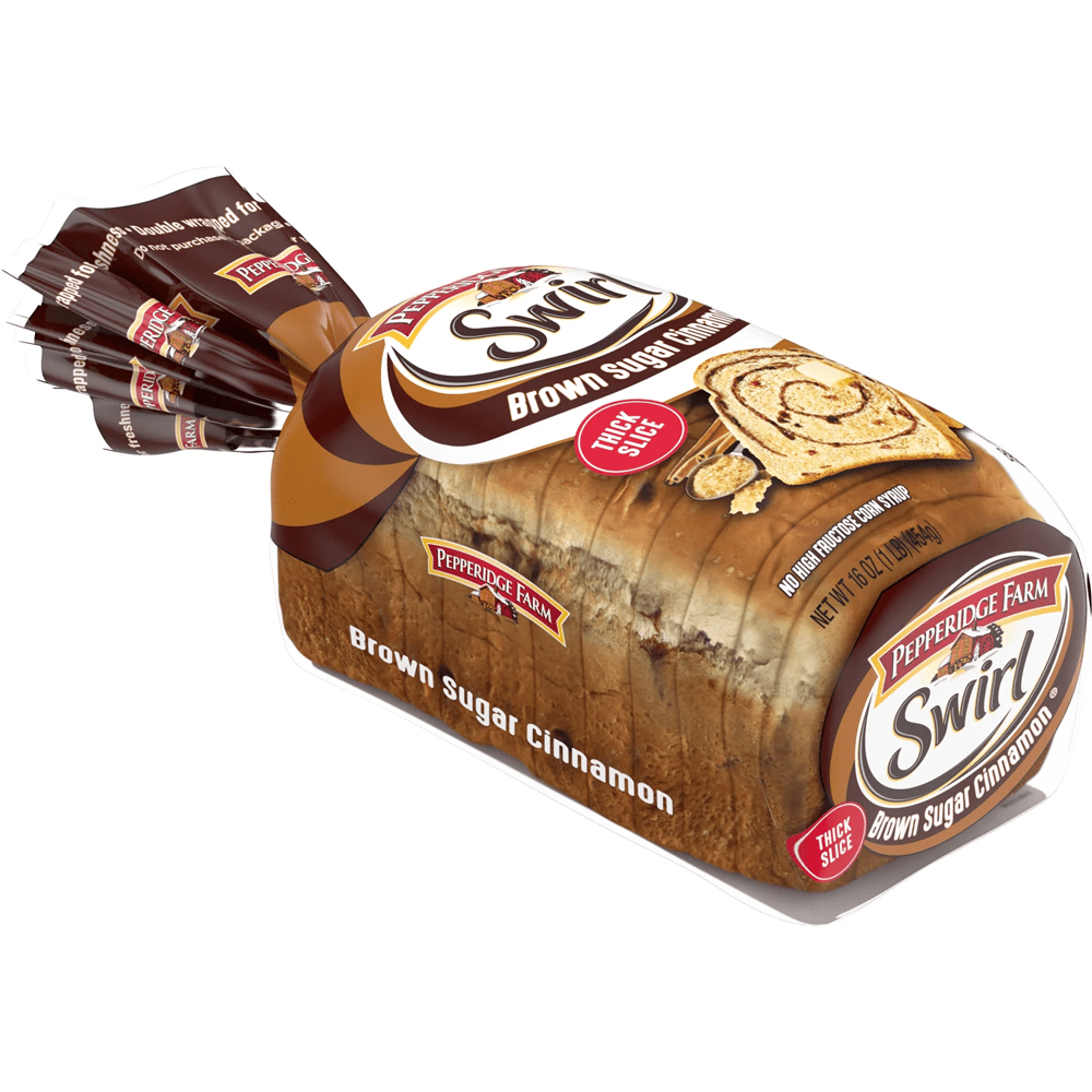 Pepperidge Farm Brown Sugar Cinnamon Thick Slice Swirl Bread, 3-Pack 16 oz. Loaves 8722