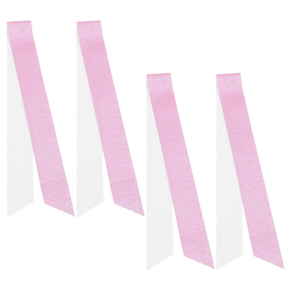 AURARMLET 4-Pack Blank Bachelorette Party Sashes for Women, Ideal for Singles Celebrations, Bridal Showers, and Girls' Night Out