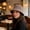 Khaki, variant on Bucket Hat Wool Blend Fishman Hat for Women Solid Color Knitted Basin Cap (Khaki One Size)