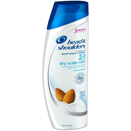 Head and Shoulders Dry Scalp Care with Almond Oil 2-in-1 Anti-Dandruff ...