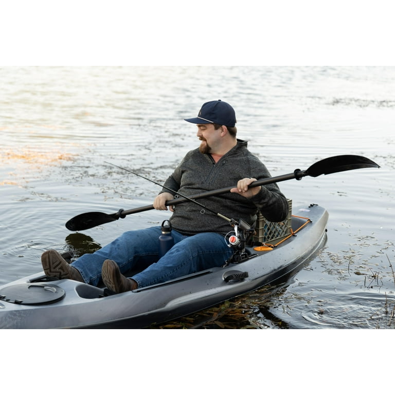 field and stream kayak fishing rod holders D DRIFT ALL THINGS WATER Kayak Track Mount Kit with Rod Holder and Paddle  Clips, 9in Tracks, Black