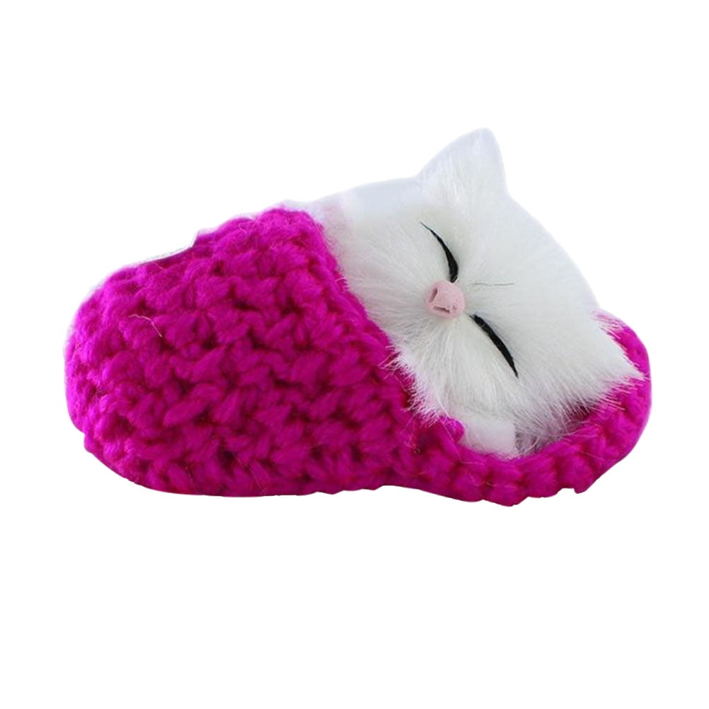 Rosarivae Star Sleeping Cat in Slipper Doll Toy Mini Kitten in Shoe