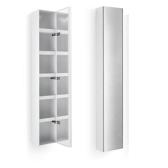 Ws Bath Collections Ciacole 8054 Ciacole 10-1/2" X 62-1/2" Single Door Frameless Medicine