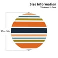 thumbnail image 3 of Balery 6 Pcs Colorful Pastel Stripesleather Coasters Set, Drink Table Cup Coasters For Living Room Kitchen Coffee Decor, 3 of 9
