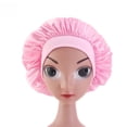 thumbnail image 3 of Gorro de dormir elástico de ala ancha para niños, gorro para el cuidado del cabello, gorro cómodo y transpirable para dormir, gorro protector para el cabello para niños, 3 of 5