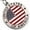1pc Round USA flag, variant on 1pc USA Keychain United States of America Patriotic Round Metal Key Ring in a Pouch MEGA Charm Gift for Men Women Travel Souvenir Gift for Veterans, Travelers & Patriot