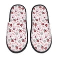 thumbnail image 1 of Fotbe Valentine's Day Pantuflas Peludas para Mujer con Estampado, Zapatillas de Peluche, Zapatos de Invierno para Casa, Uso Interior y Exterior-Medium, 1 of 8