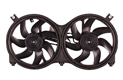 Radiator Condenser Dual Cooling Fan Assembly for Pathfinder JX35 QX60 New