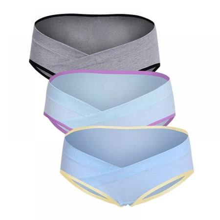 

Monfince Women s Under The Bump Maternity Panties Pregnancy Postpartum Maternity Underwear Multi-Pack