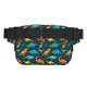 thumbnail image 3 of Balery Colorful Dinosaur Mochila Cinturón para Mujeres y Hombres, Bolsa de Cintura Impermeable de Doble Capa con Correa, 3 of 9