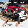 thumbnail image 5 of 6000 lb Electric Winch, 12V DC Truck Winch with Synthetic Rope & Remote Control, 5 of 6