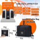 thumbnail image 2 of 2x Bolsa de viaje 45x36x20 Bolsa de hombro plegable para gimnasio Bolsa de deporte Maleta de viaje de mano 40l Negro, 2 of 5