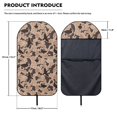 thumbnail image 6 of Garronmavis Waterproof Breathable Non-Slip Front Car Seat Towel Cover, 1 PC Universal Fit Car Seat Protector, for Cars SUV Trucks Sedan Van, Ideal for Post-Workout Beach Hiking Running Use, 6 of 8