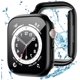 thumbnail image 1 of 2 Pack Waterproof Case for Apple Watch Series 6/SE/5/4 44MM with Tempered Glass Screen Protector,Ultra-Thin Hard PC Cover Anti-Scratch Protective Bumper for iWatch Series 6 SE 5 4 44mm Black, 1 of 5