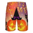 thumbnail image 6 of Kdxio Halloween Pattern Mens Casual Shorts - Drawstring Summer Beach Sports Shorts for Men, 6 of 9