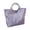 Blue, variant on Striped Beach Tote Bag, Large Capacity Waterproof Striped Shoulder Handbag, Lightweight Reusable Grocery Shopping Bag, Casual Multicolor Stripe Carry Bag for Travel Pool Picnic Daily Outdoor Use