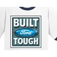 thumbnail image 2 of Mens Built Ford Tough 100% Cotton Ringer Tee Shirt, 3XL Red/Black, 2 of 5