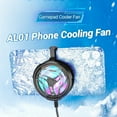 thumbnail image 2 of AL01 Phone Cooling Fan Portable Quick Cooling USB Smart Phone Radiator Mobile Gamepad Cooler Fan for Game Console, 2 of 8