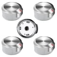 thumbnail image 3 of Whirlpool KitchenAid Stove Knobs Set 5pcs Silver, Durable ABS, Easy Plug and Play Replacement, 3 of 3