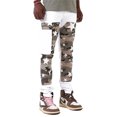 thumbnail image 2 of KDNK Men Star Camo Patched Cargo Pants (White), 2 of 4