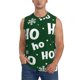 thumbnail image 1 of Balery Ho Ho Ho A Camisetas sin mangas para hombre, absorbe la humedad y protege contra el mal olor.-X-Large, 1 of 7