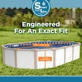 thumbnail image 2 of SmartLine 12' x 24' Oval Mosaic Diamond Unibead Above Ground Swimming Pool Liner, 52" Height, 25 Gauge, 2 of 6